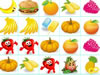 游戏中使用鼠标单击拖动方可消除相同颜色的水果。